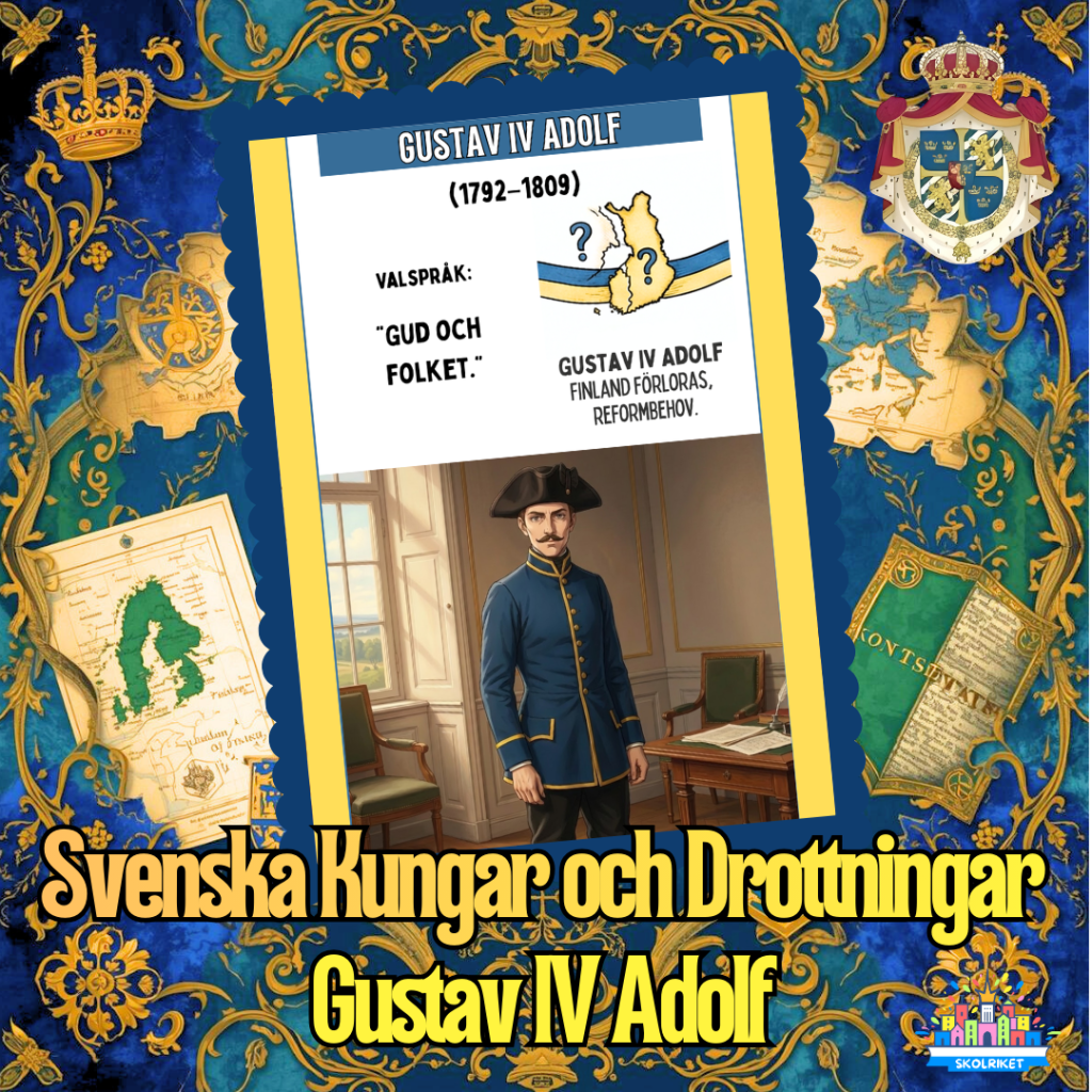 Svenska Kungar och Drottningar – Gustav IV Adolf