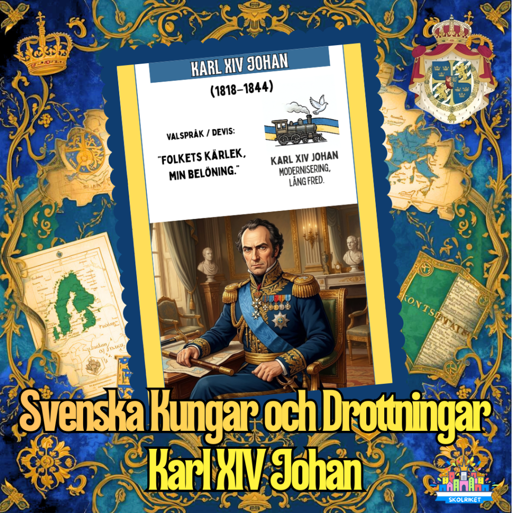 Svenska Kungar och Drottningar – Karl XIV Johan