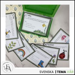 Läskort / Läsförståelsekort | Tema vår