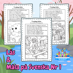 Läs och Måla på Svenska 1