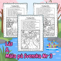 Läs och Måla på Svenska 3