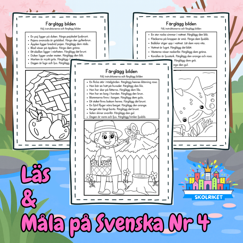 Läs och Måla på Svenska 4