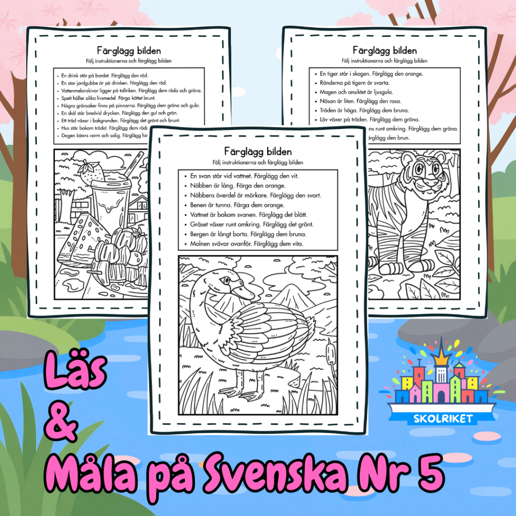 Läs och Måla på Svenska 5