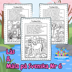 Läs och Måla på Svenska 6