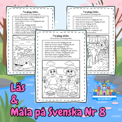Läs och Måla på Svenska 8