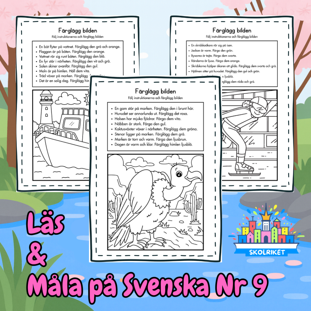 Läs och Måla på Svenska 9