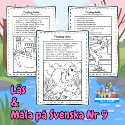 Läs och Måla på Svenska 9