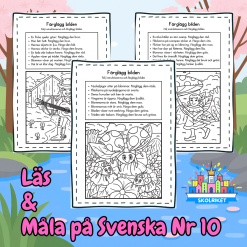 Läs och Måla på Svenska 10