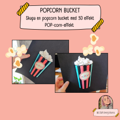 Skapa en popcorn bucket med POP-corn-effekt (3D)