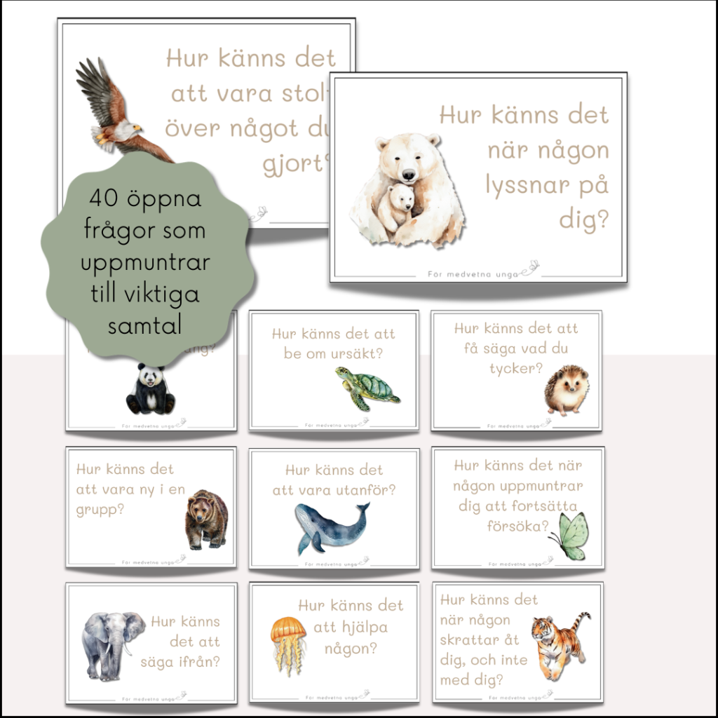 Diskussionskort: Öppna frågor