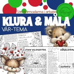 Klura & måla med Vårtema