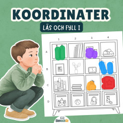 Koordinater - läs och färglägg