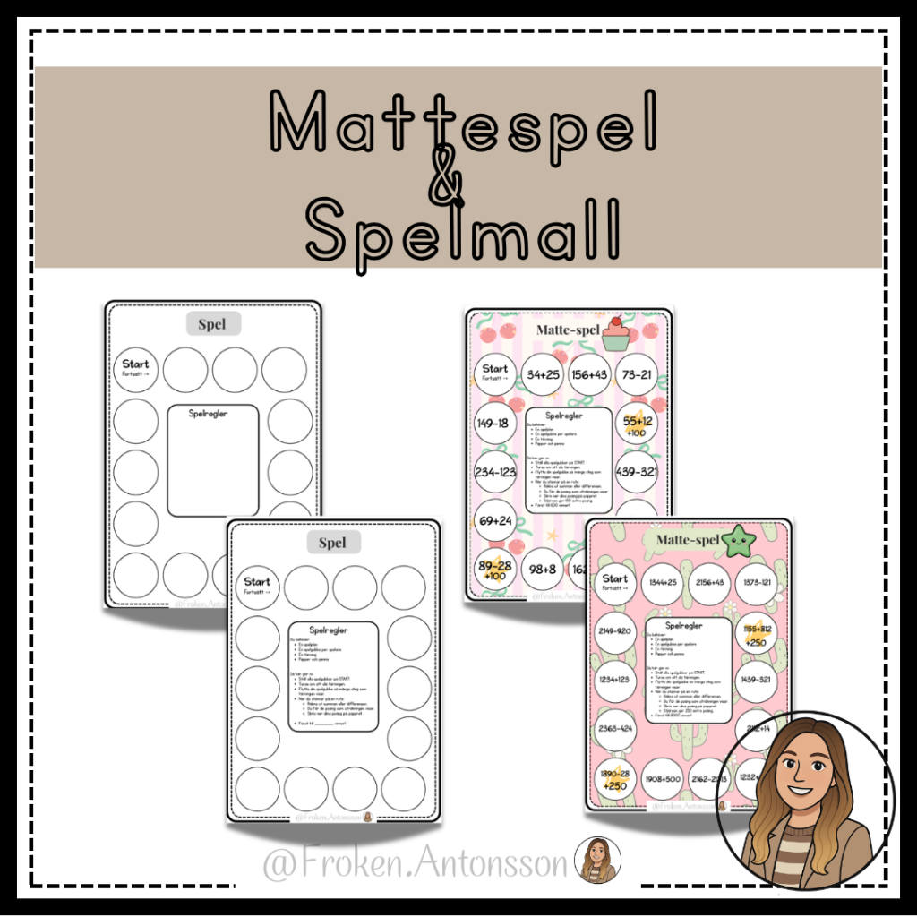 Mattespel & spelmall