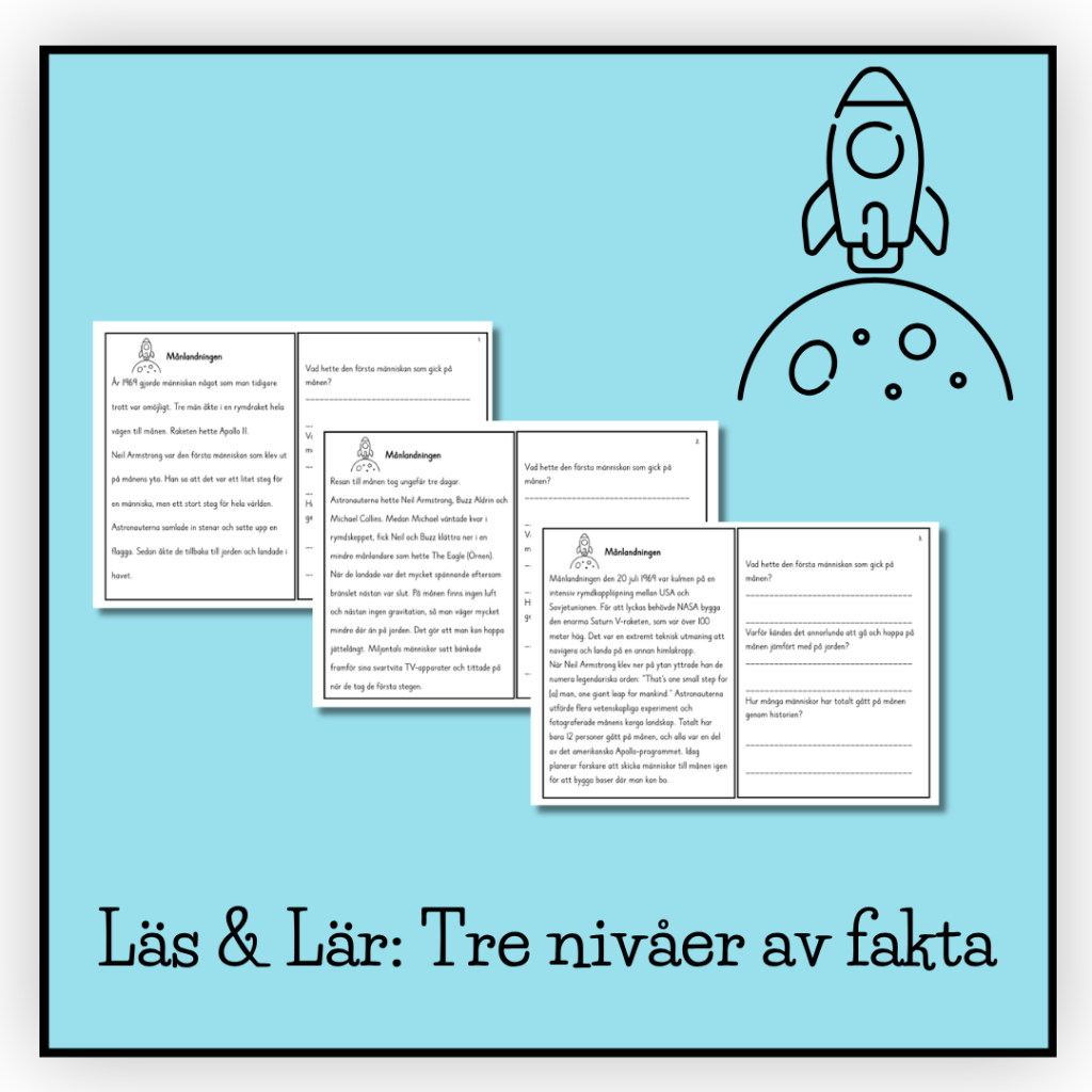 Läs & Lär: Tre nivåer av fakta