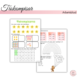 Arbetsblad tiokompisar