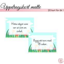 Utematte för åk 1
