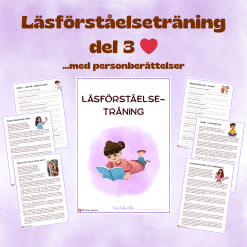 Läsförståelseträning del 3 - Personberättelser