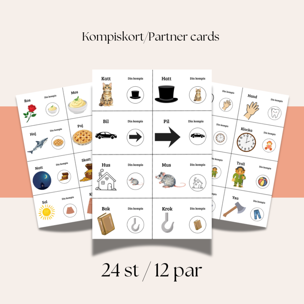 Kompis-kort / Partner cards
