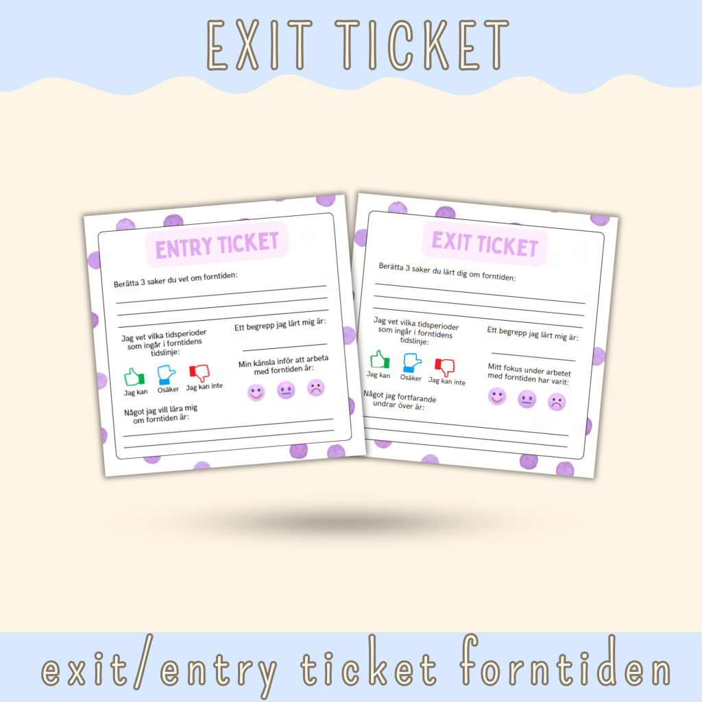 Exit ticket