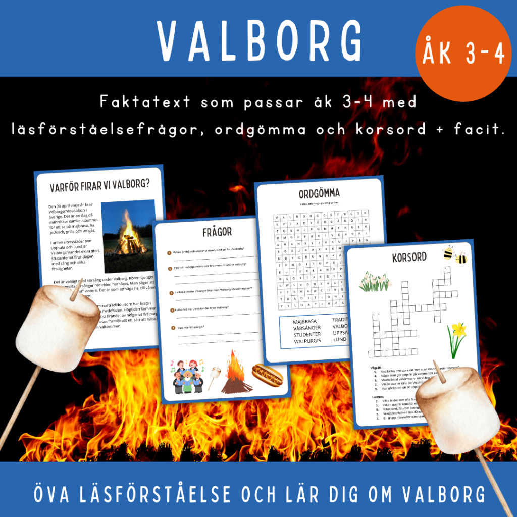 Valborg 30/4, åk 3-4