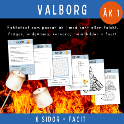 Valborg 30/4, åk 1