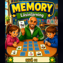 Memory - läsinlärning nivå 11 (sj-ljudet)