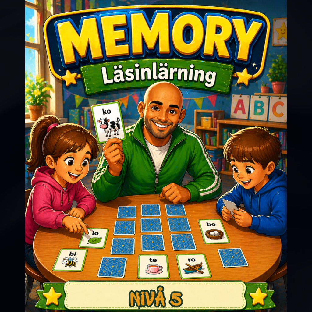 Memory – läsinlärning nivå 5 (kkvk)