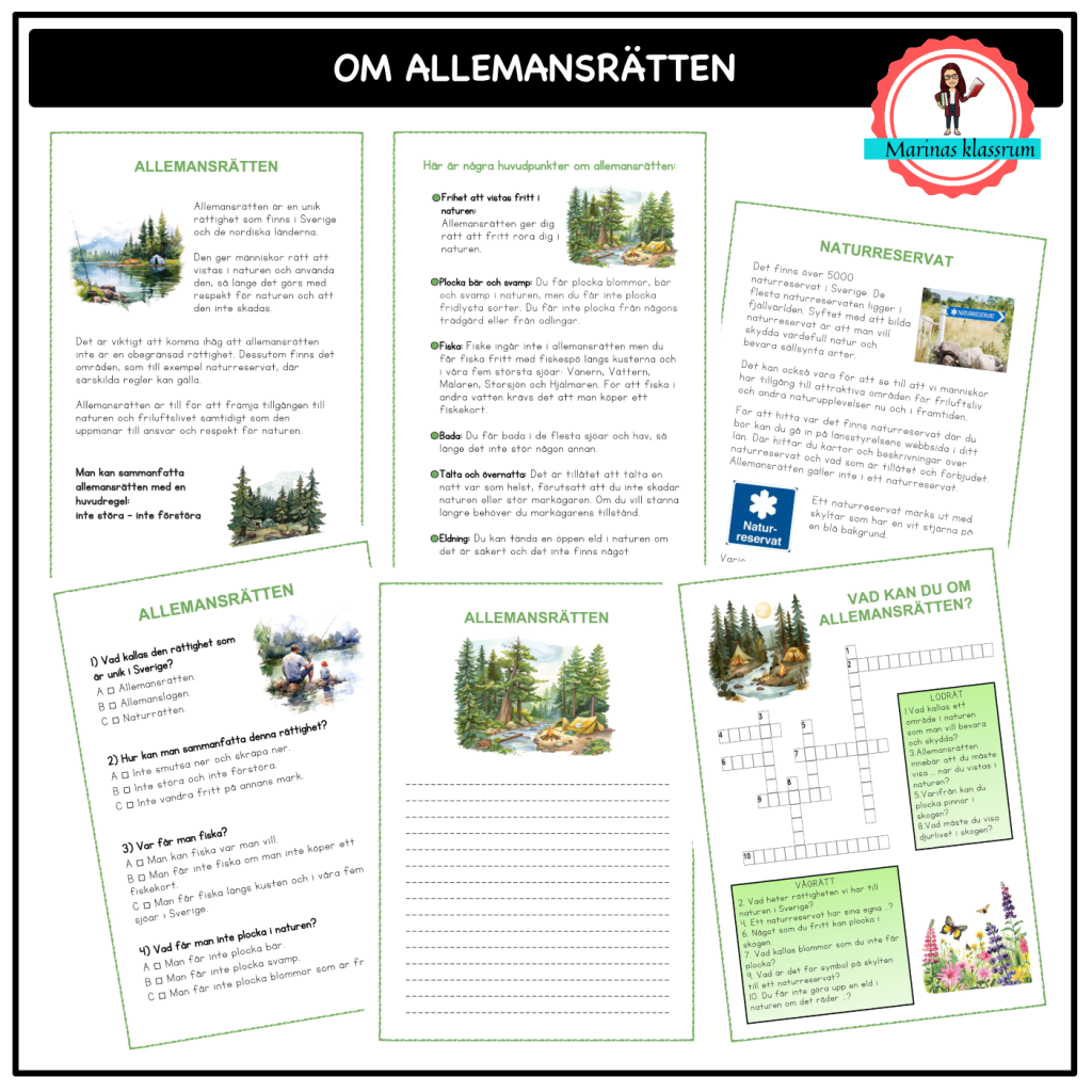 Lär dig om allemansrätten