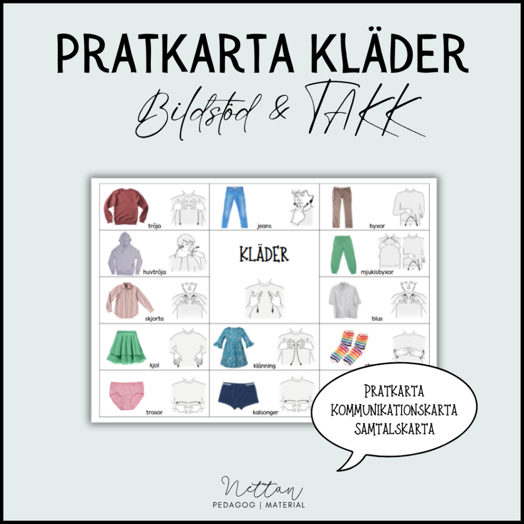 Pratkarta kläder