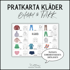 Pratkarta kläder