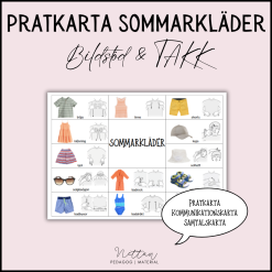 Pratkarta sommarkläder