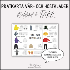 Pratkarta vår- och höstkläder