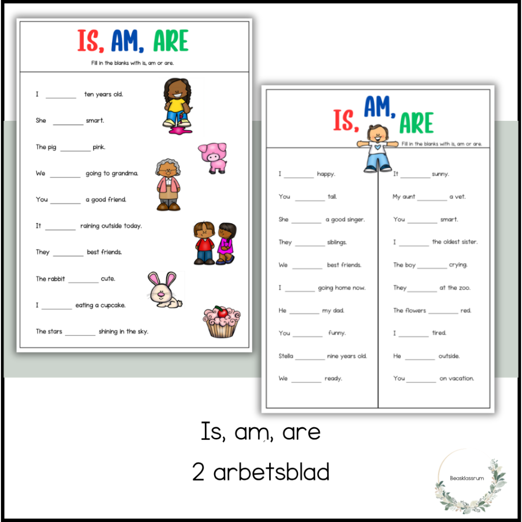 Is, am, are
