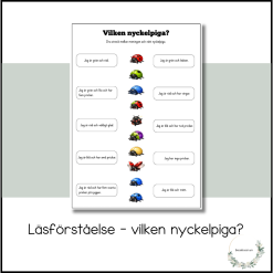 Läsförståelse - nyckelpigorna