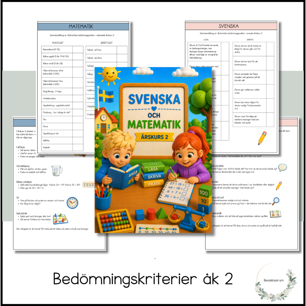 Bedömningskriterier årskurs 2