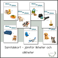 Samtalskort - likheter och olikheter
