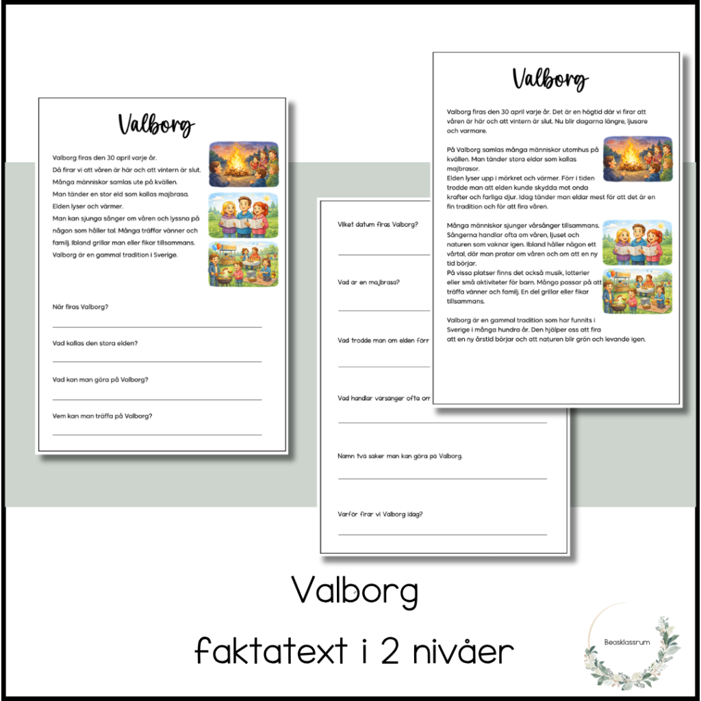 Valborg – 2 nivåer