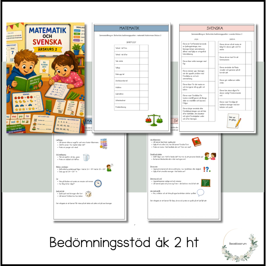 Bedömningsstöd årskurs 2 hösttermin