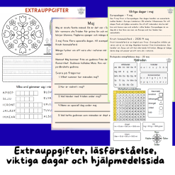 Elevkalender för maj - Planering och aktiviteter