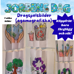 Jordens dag - Dragspelsbilder
