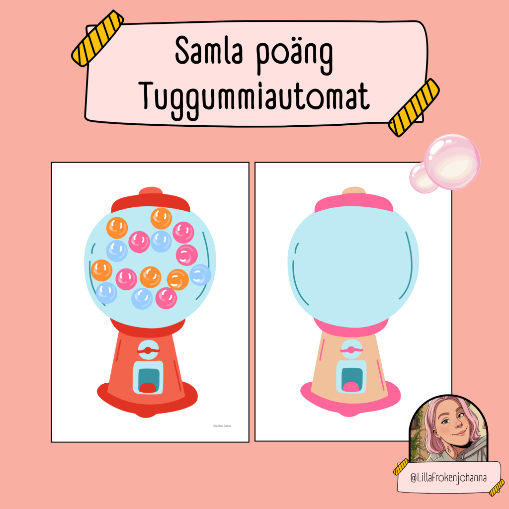 Samla poäng – Tuggummiautomat