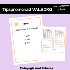 Tipspromenad VALBORG