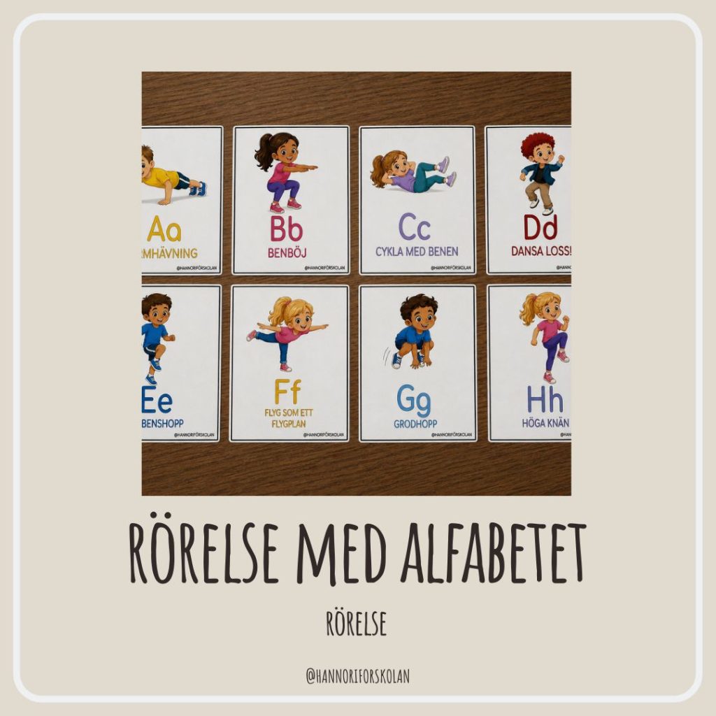 Rörelse med alfabetet