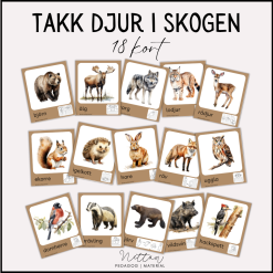 TAKK djur i skogen