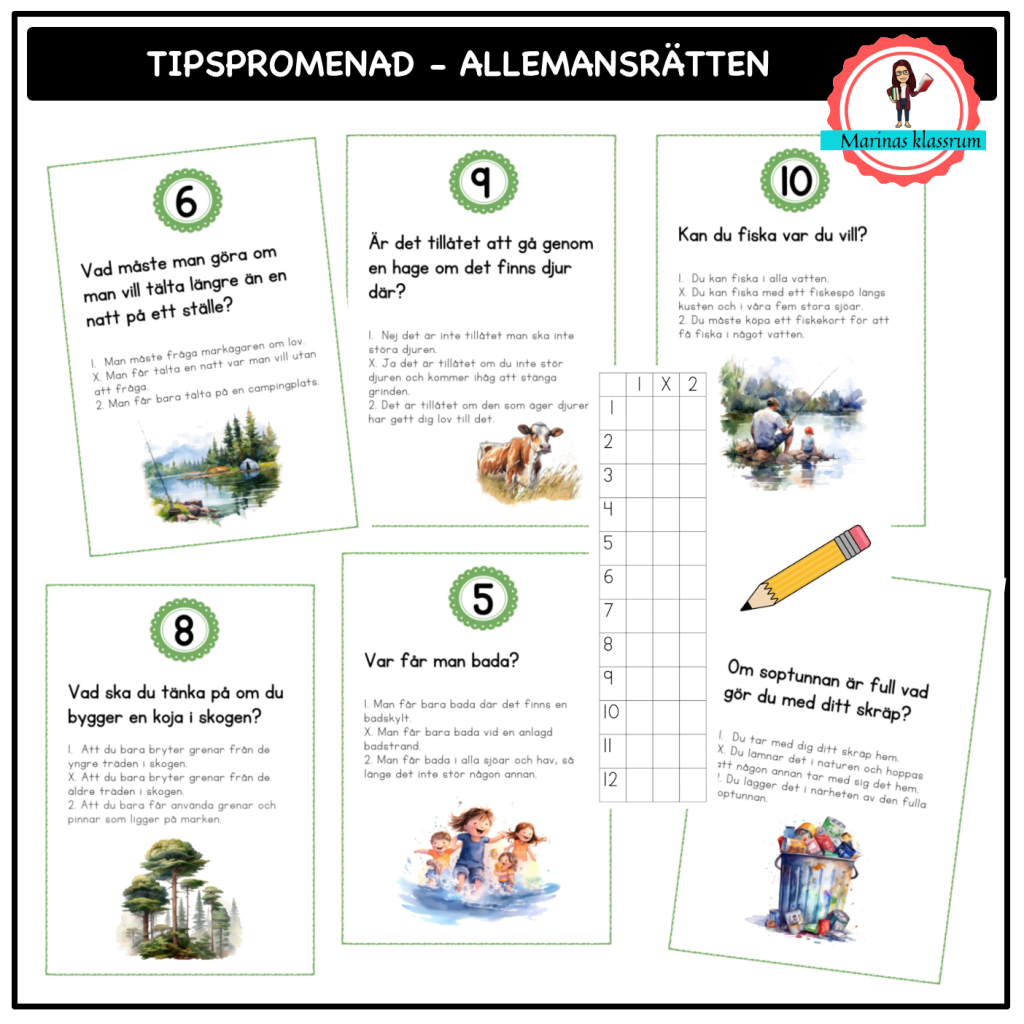 Allemansrätten – tipspromenad