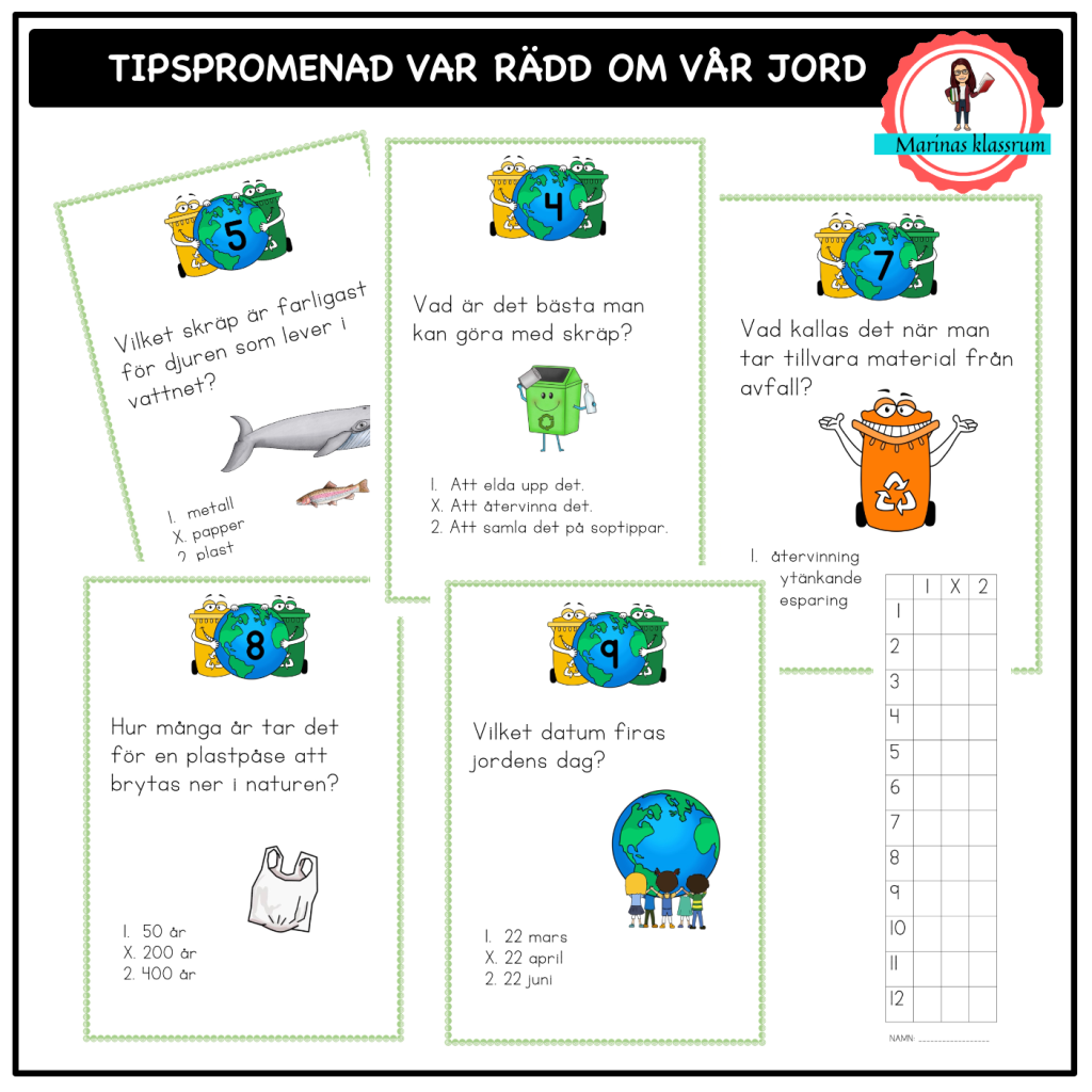 Tipspromenad – Var rädd om vår jord