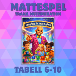 En gång är ingen gång - träna multiplikation - tabell 6-10