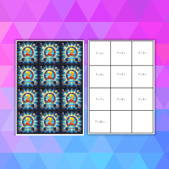 En gång är ingen gång - träna multiplikation - tabell 6-10