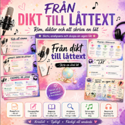 Från dikt till färdig låt på kort tid