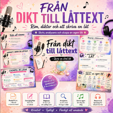 Från dikt till färdig låt på kort tid